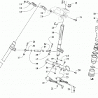 RIOT X 8000 ES 146 CHARCOAL INTERNATIONAL [S2020R8HRCOSC] Steering post assembly [107972]