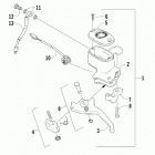 LYNX BLACK [S2019LXDFCUSB] Hydraulic brake control assembly [97037]
