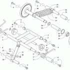 ZR 200 ES RED [S2020ZRAACUSR] Rear suspension arm assemblies [107946]