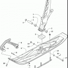 RIOT 6000 ES 146 CHARCOAL [S2020RTDLXUSB] Ski and spindle assembly [107890]