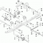 LYNX LT BLACK [S2019LXDLTUSB] Idler wheel assembly [106670]