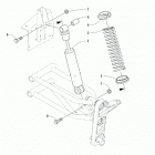 ZR 120 BLACK [S2019ZRAAAUSB] Front suspension shock absorber assembly [105901]