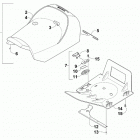 BEARCAT XT BLUE INTERNATIONAL [S2019BCDWTNAL] Front seat assembly [103174]