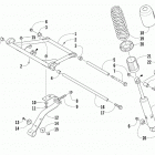 BEARCAT XT BLUE INTERNATIONAL [S2019BCDWTNAL] Rear suspension front arm assembly [105569]