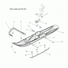 600 AXYS PRO RMK 155/INTL ALL OPTIONS (S21EFK6PS/6PE) Steering, ski asm. - s21efk6ps  /  6pe (600036)