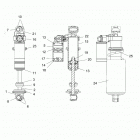 850 MATRYX INDY VR1 129/INTL (S21TKV8RS/8RE) Suspension, shock, front track - s21tkv8rs  /  8re all o...