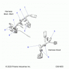 650 MATRYX INDY XC 137/INTL (S21TDP6RS/6RE) Electrical, wire harness, hood, elec. start - s21tdp6rs ...