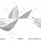 550 LXT ES (S20CED5BSL/BSU) Body, nosepan asm. - s20ced5bsl  /  bsu (c600821)