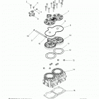 600 INDY ADVENTURE 137 SC SELECT Engine, cylinder - s20ede6ps all options (600550)