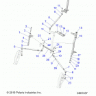 600 AXYS PRO RMK 155/INTL ALL OPTIONS (S21EFK6PS/6PE) Steering, lower - s21efk6ps  /  6pe (c601337)