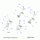 850 RUSH PRO-S SC SELECT (S20DCH8RS) Engine, mounting - s20dch8rs all options (c600778-6)
