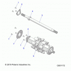 850 AXYS PRO RMK 155/155 3 Drive train, jackshaft and driveshaft - s20efk8rs  /  ef...