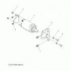 550 LXT ES (S20CED5BSL/BSU) Engine, starter motor - s20ced5bsl  /  bsu (49snowstarte...
