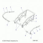 550 LXT ES (S20CED5BSL/BSU) Chassis, rack and passenger hand hold - s20ced5bsl  /  b...