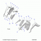 850 MATRYX SWITCHBACK ASSAULT 146/INTL (S21TLC8RS/8RE) Body, side panels and trim - s21tlc8rs  /  8re all optio...