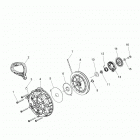 650 MATRYX INDY VR1 129/INTL (S21TKV6RS/6RE) Engine, recoil starter - s21tkv6rs  /  6re all options (...