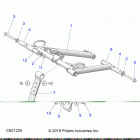 850 INDY 129 XCR SC SELECT Suspension, torque arm, front - s20ekl8rs (c601225)