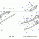 550 RMK EVO 144 ES/INTL (S21CEU5BSL/BEL) Suspension, rail, lh  /  rh - s21ceu5bsl  /  bel (c60081...