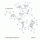 600 SWITCHBACK XCR ALL OPTIONS (S21DDL6PS) Suspension, control arms and spindle - s21ddl6ps all opt...