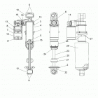 650 MATRYX INDY XC 137/INTL (S21TDP6RS/6RE) Suspension, shock, front track - s21tdp6rs  /  6re all o...