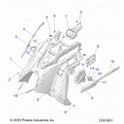 850 MATRYX SWITCHBACK ASSAULT 146/INTL (S21TLC8RS/8RE) Body, console - s21tlc8rs  /  8re all options (c601601)