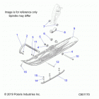 850 AXYS PRO RMK 155/155 3 Steering, ski asm. - s20efk8rs  /  efk8re  /  efm8rs  / ...
