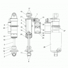 850 INDY XC 137 SC SELECT/INTL Suspension, shock, front track (7044878) - s20edp8rs  / ...