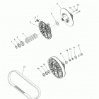 550 LXT ES (S20CED5BSL/BSU) Drive train, clutch, secondary - s20ced5bsl  /  bsu (49s...