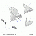 600 INDY ADVENTURE 137 SC SELECT Body, windshield and mirrors - s20ede6ps all options (c6...