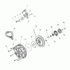 850 RUSH PRO-S SC SELECT (S20DCH8RS) Engine, recoil starter - s20dch8rs all options (600980)