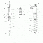 600 SWITCHBACK XCR ALL OPTIONS (S21DDL6PS) Suspension, shock, rear track (7044563) - s21ddl6ps all ...