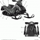 850 MATRYX SWITCHBACK ASSAULT 146/INTL (S21TLC8RS/8RE) Body, decal, black side panel w  /  red accent - s21tlc8...