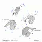 850 AXYS PRO-RMK 174 Body, side panels - s21ehk8rc all options (c601735)