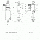 850 INDY 129 XCR SC SELECT Suspension, shock, front track (7045300) - s20ekl8rs (60...