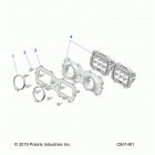 650 MATRYX INDY VR1 129/INTL (S21TKV6RS/6RE) Engine, reed valve and throttle body adaptor - s21tkv6rs...