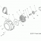 600 INDY ADVENTURE 137 SC SELECT Engine, recoil starter - s20ede6ps all options (49snowre...