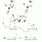850 INDY XC 137 SC SELECT/INTL Electrical, jumpers  /  wire harness - s20edp8rs  /  8re...