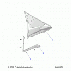 600 RMK 144 ES Body, windshield - s20eeg6psl (c601371)