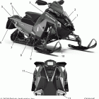 850 MATRYX INDY VR1 129/INTL (S21TKV8RS/8RE) Body, decal, black side panel w  /  red accent - s21tkv8...