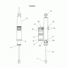 650 MATRYX INDY XC 137/INTL (S21TDP6RS/6RE) Suspension, shock, rear track - s21tdp6rs  /  6re all op...