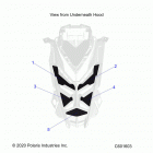 850 MATRYX SWITCHBACK ASSAULT 146/INTL (S21TLC8RS/8RE) Body, hood foam  /  seal - s21tlc8rs  /  8re all options...