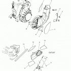550 LXT ES (S20CED5BSL/BSU) Engine, air inlet and outlet ducts - s20ced5bsl  /  bsu ...