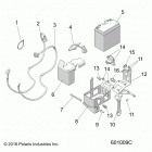 850 AXYS PRO-RMK 155/155 3 Electrical, battery  /  box and cables - s21efk8r  /  ef...