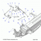 850 INDY ADVENTURE 137 ALL OPTIONS (S21EDE8RS) Chassis, chassis asm. and over structure - s21ede8rs (c6...
