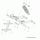 850 RUSH PRO-S SC SELECT (S20DCH8RS) Suspension, torque arm, front - s20dch8rs all options (4...