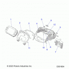 850 MATRYX SWITCHBACK ASSAULT 146/INTL (S21TLC8RS/8RE) Body, hood cap asm. - s21tlc8rs  /  8re all options (c60...