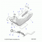 600 INDY ADVENTURE 137 SC SELECT Fuel system, fuel tank asm. - s20ede6ps all options (c60...