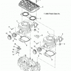 550 LXT ES Engine, cylinder - s20ced5bsl  /  bsu (4997239723c11)