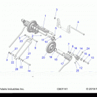 550 INDY 121 ES (S21CBA5BSL) Suspension, torque arm, rear - s21cba5bsl (c601141)