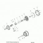 550 RMK EVO/ES/INTL ES Drive train, clutch, primary - s20ceu5bsa  /  bsl  /  be...